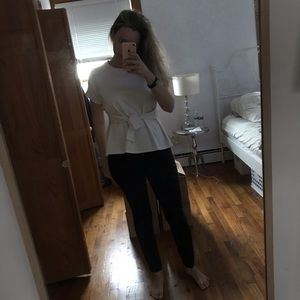 Express white tie shirt